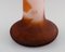 Colossal Antique Frosted and Orange Art Glass Vase by Emile Gallé 7