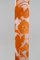 Colossal Antique Frosted and Orange Art Glass Vase by Emile Gallé, Image 8