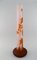 Colossal Antique Frosted and Orange Art Glass Vase by Emile Gallé 5