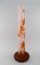 Colossal Antique Frosted and Orange Art Glass Vase by Emile Gallé, Image 5
