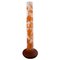 Colossal Antique Frosted and Orange Art Glass Vase by Emile Gallé 1