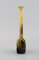 20th Century Antique Yellow and Dark Art Glass Vase by Emile Gallé 4