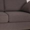 Two Seater Gray Fabric Conseta Sofa from Cor 3