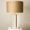 Travertine Table Lamp with New Shade by Camille Breesch, Image 3