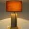 Travertine Table Lamp with New Shade by Camille Breesch, Image 12