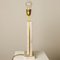 Travertine Table Lamp with New Shade by Camille Breesch 8