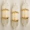 Modern Flower Shaped Glass Rod Wall Sconce in the Style of Sciolari 2
