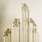 Modern Flower Shaped Glass Rod Wall Sconce in the Style of Sciolari, Image 6