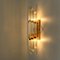 Modern Flower Shaped Glass Rod Wall Sconce in the Style of Sciolari, Image 10