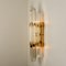 Modern Flower Shaped Glass Rod Wall Sconce in the Style of Sciolari 7