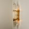 Modern Flower Shaped Glass Rod Wall Sconce in the Style of Sciolari, Image 7