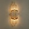 Modern Flower Shaped Glass Rod Wall Sconce in the Style of Sciolari 8