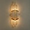 Modern Flower Shaped Glass Rod Wall Sconce in the Style of Sciolari, Image 8