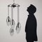 Lampe en Verre, Italie, 1960s 2