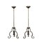 Torch Holders in Wrought Iron, Italy, 19th Century, Set of 2 1
