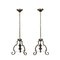 Torch Holders in Wrought Iron, Italy, 19th Century, Set of 2, Image 1