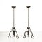 Torch Holders in Wrought Iron, Italy, 19th Century, Set of 2 6