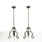 Torch Holders in Wrought Iron, Italy, 19th Century, Set of 2, Image 6