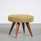 Round Italian Stool, 1950s 1