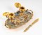 19th Century Gilt Bronze and Enamel Cloisonné Office Set, Set of 5 9