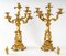 19th Century Gilded Bronze Mantel Set, Set of 3, Image 6