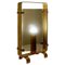 Fontana Arte Lamp in Gilded Brass and Smoked Glass, 1960s 3