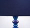 Mid-Century Modern Blue Ceramic Table and Floor Lamp, Germany, 1960s 4
