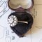 18k White Gold Vintage Daisy Ring with Diamonds 1 ctw, 1960s, Image 3