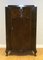 Art Deco Walnut Lady's Wardrobe on Cabriole Legs with Single Door from CWS 11