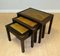 Mahogany Campaign Nesting Tables with Leather Tops from Bevan Funnell, Set of 3 3