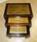Mahogany Campaign Nesting Tables with Leather Tops from Bevan Funnell, Set of 3 6
