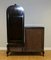 Art Deco Walnut Dressing Table on Cabriole Legs with Full Mirror & Three Drawers from CWS, Image 3