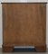 Sheraton Revival Style Mahogany Low Open Bookcase Shelf with a Single Drawer 7