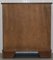 Sheraton Revival Style Mahogany Low Open Bookcase Shelf with a Single Drawer, Image 7