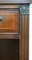 Sheraton Revival Style Mahogany Low Open Bookcase Shelf with a Single Drawer, Image 5