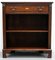 Sheraton Revival Style Mahogany Low Open Bookcase Shelf with a Single Drawer 2