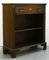 Sheraton Revival Style Mahogany Low Open Bookcase Shelf with a Single Drawer, Image 8