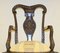 20th Century Carved Elephant Open Armchair with Brown Frame and Back Splat, Image 5