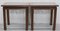 Chinesische Beistelltische aus Hartholz mit Glasplatten, 20. Jh., 2er Set 7