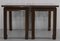 Late 20th Century Chinese Hardwood Side Tables with Glass Tops, Set of 2, Image 6
