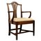 Late 19th Century Mahogany Armchair with Shield Back from Hepplewhite, Image 1