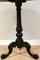 Victorian Burr Walnut Tripod Side Table with Scalloped Edge, 1860s 7