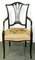 Mahagoni Armlehnstuhl auf geschwungenen Beinen mit Original Sitz von Hepplewhite 2