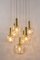 Large Smoked Glass Cascading Chandelier from Ott International, Germany, 1970s, Image 7