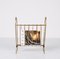 Mid-Century Italian Brass Magazine Rack or Music Stand in the Style of Gio Ponti, 1950s, Image 15