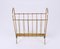 Mid-Century Italian Brass Magazine Rack or Music Stand in the Style of Gio Ponti, 1950s 8