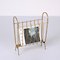 Mid-Century Italian Brass Magazine Rack or Music Stand in the Style of Gio Ponti, 1950s 16
