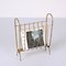 Mid-Century Italian Brass Magazine Rack or Music Stand in the Style of Gio Ponti, 1950s, Image 16