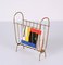 Mid-Century Italian Brass Magazine Rack or Music Stand in the Style of Gio Ponti, 1950s, Image 11