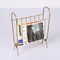 Mid-Century Italian Brass Magazine Rack or Music Stand in the Style of Gio Ponti, 1950s 12